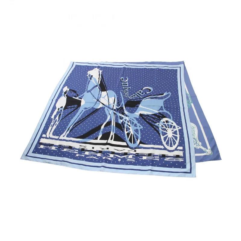 Hermes blue  Silk Scarf (Pre-Owned)