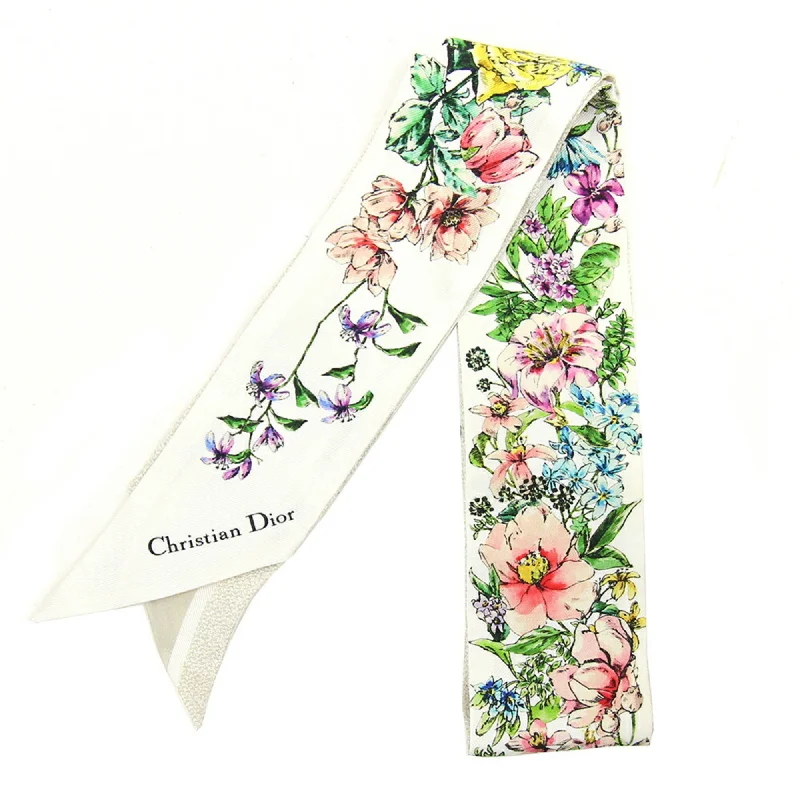 Christian Dior  Off- Silk Scarf (Pre-Owned)