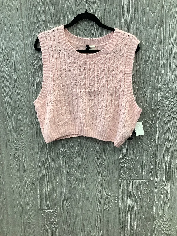 Vest Other By Divided In Pink, Size: L