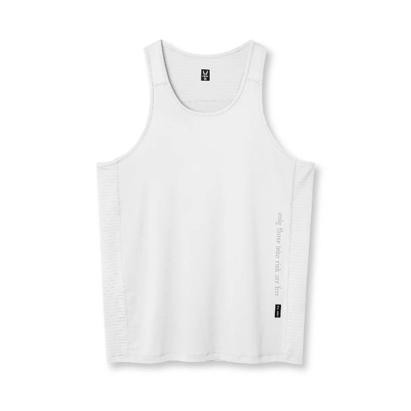 0834. 3D-Lite® 2.0 Training Singlet - White "OTWR"