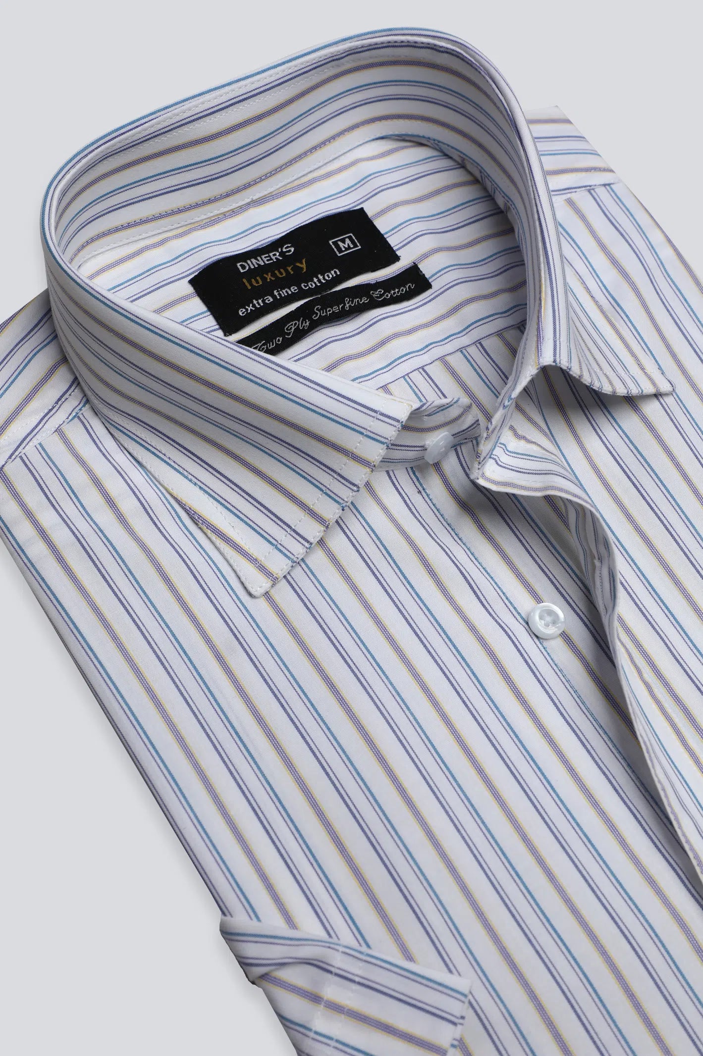 Multicolor Pencil Stripe Formal Shirt (Half Sleeves)