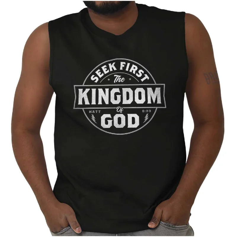 Seek First the Kingdom Sleeveless T Shirt