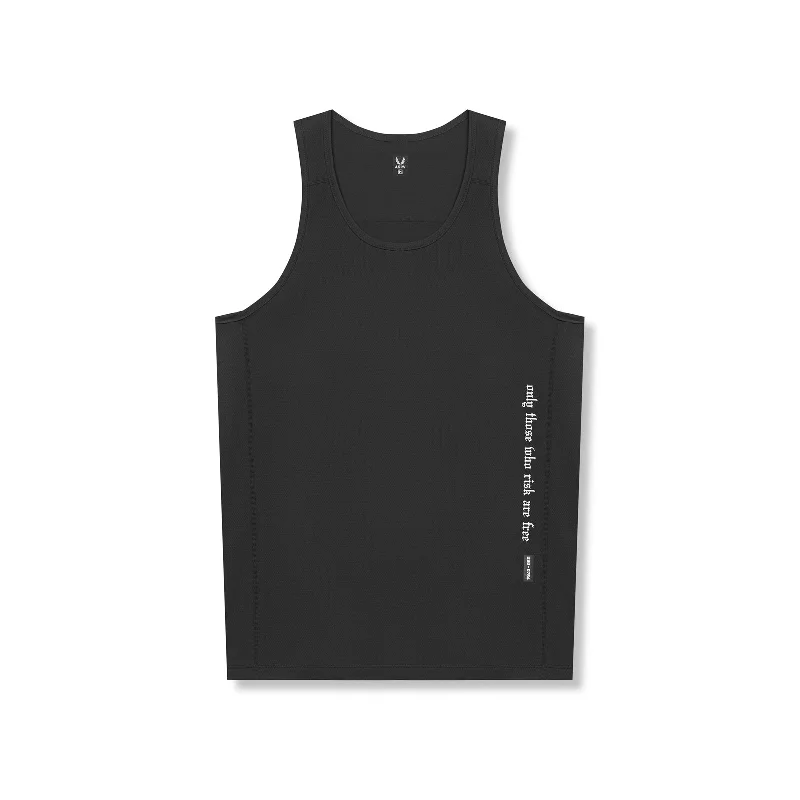 0754. AeroSilver® Training Singlet - Black "OTWR"