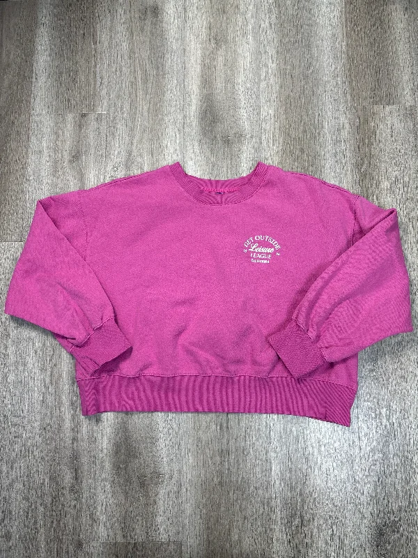 Sweatshirt Crewneck By Old Navy In Pink, Size: Xl