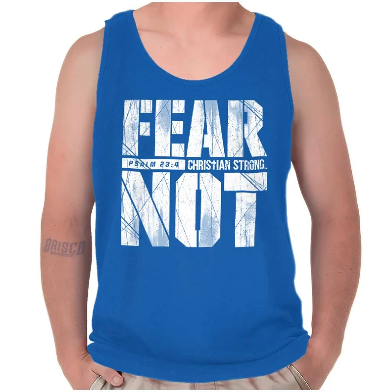 Fear Not Psalm 23:4 Tank Top