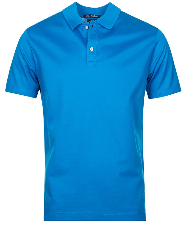 Knitted Poloshirt Blue