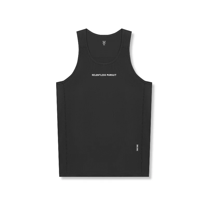 0754. AeroSilver® Training Singlet - Black "RP"