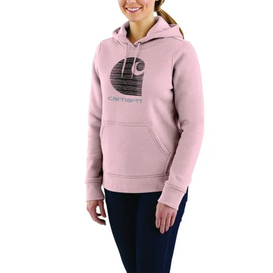 Women's Rain Defender Relaxed Fit Midweight "C" Logo Graphic Sweatshirt