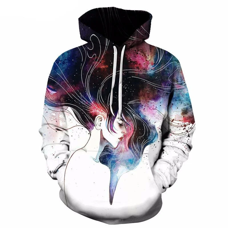 Hair Art Sketch Hoodie