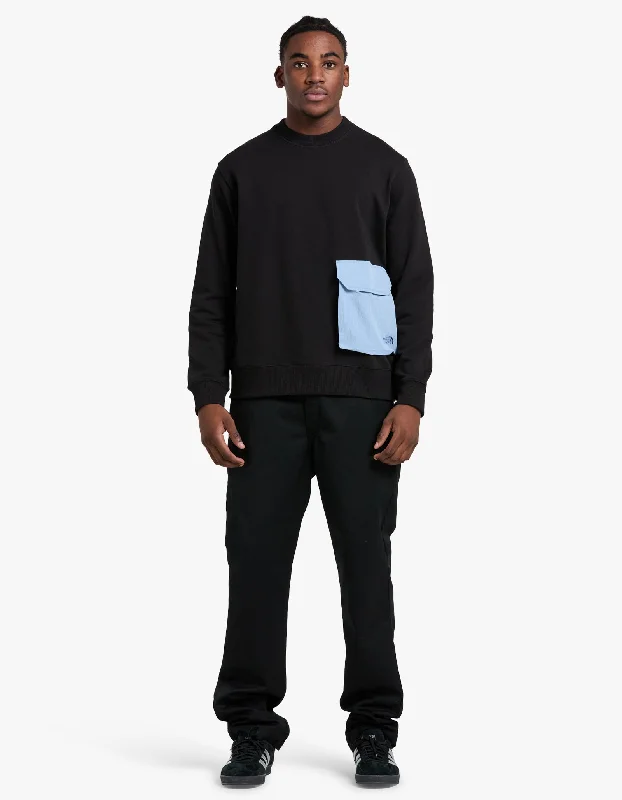 Mens Hybrid Pocket Crew AP - TNF Black