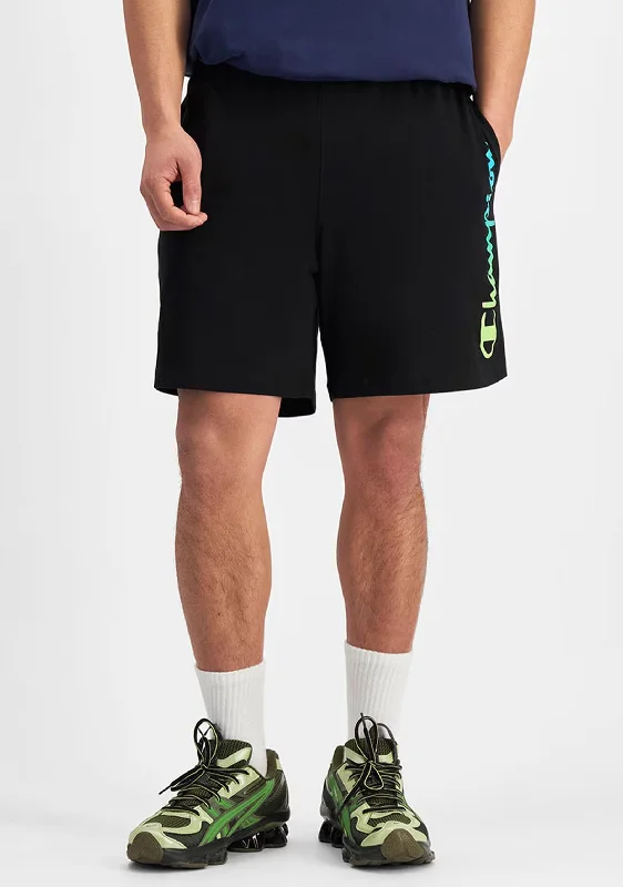 Champion Men's Ombre Script Jersey Shorts