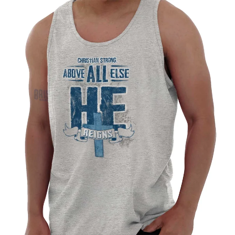 He Reigns Tank Top