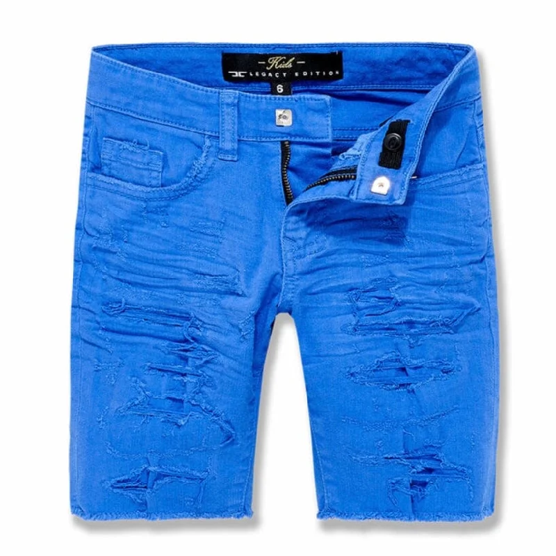 Boys Jordan Craig Tulsa Twill Shorts (Royal) J3187SB