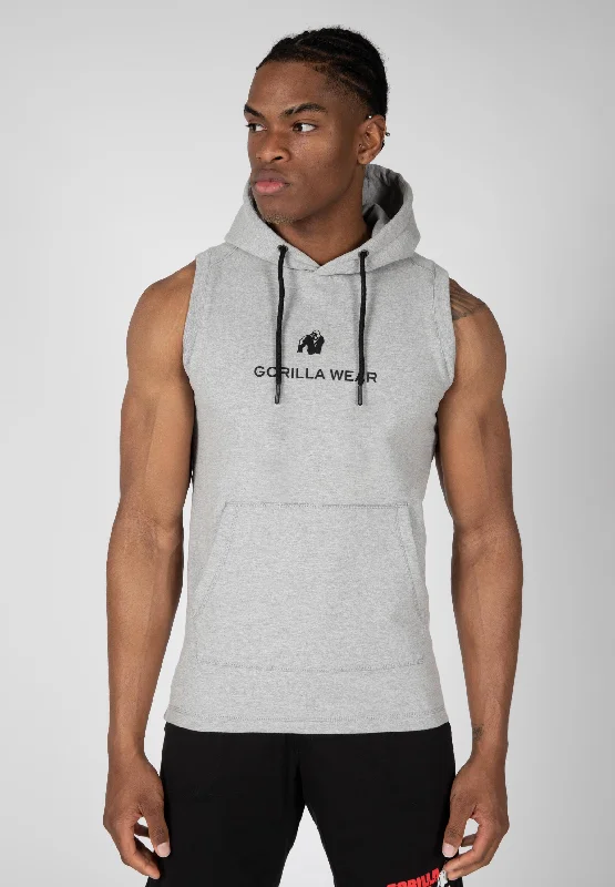 Lincoln Sleeveless Hoodie - Gray