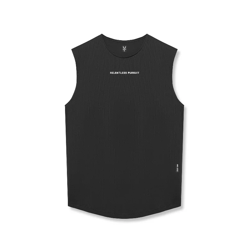 0757. AeroSilver® Cutoff Tank - Black "RP"