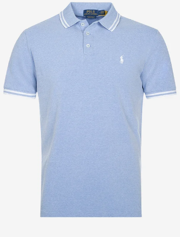 Oxford Pique Polo Harbor Island Blue