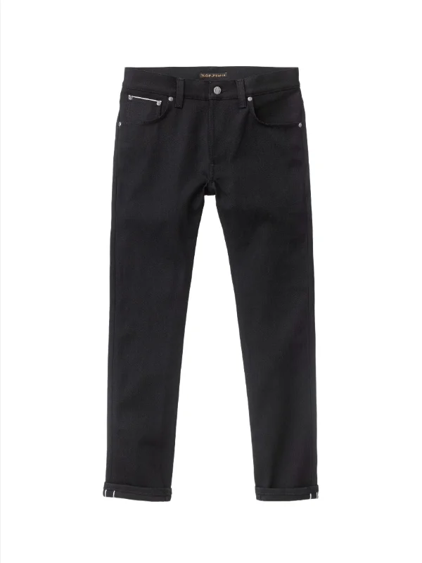 ID80475 Nudie Lean Dean Black Selvage