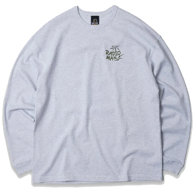 Frizmworks Radio Man Long Sleeve Tee White Melange