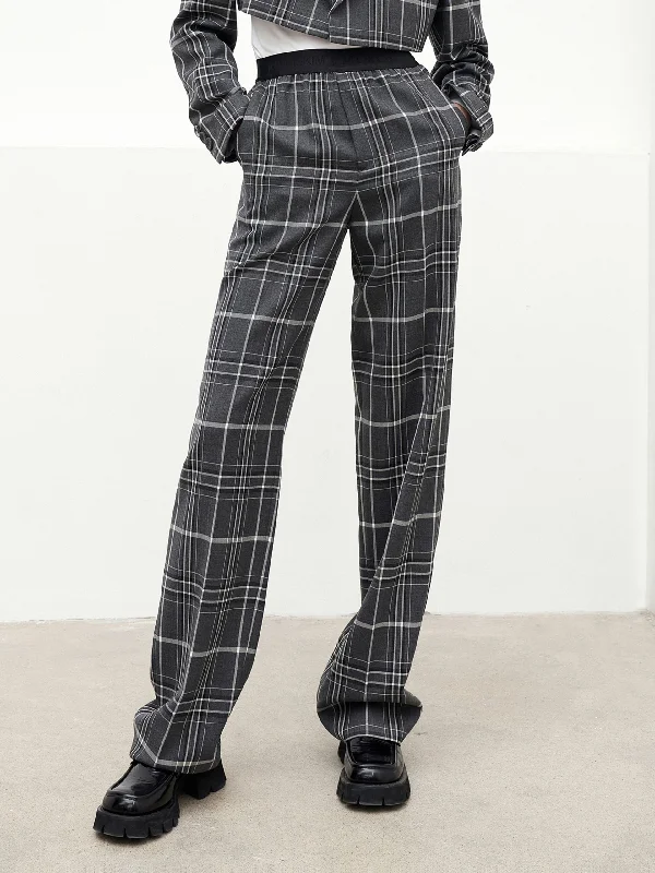 MO&Co. X KIMHEKIM Plaid Straight Leg Pants