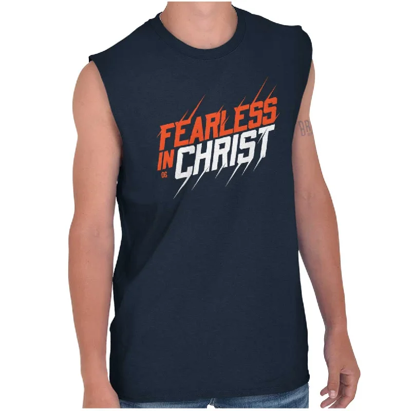 Fearless in Christ Sleeveless T Shirt