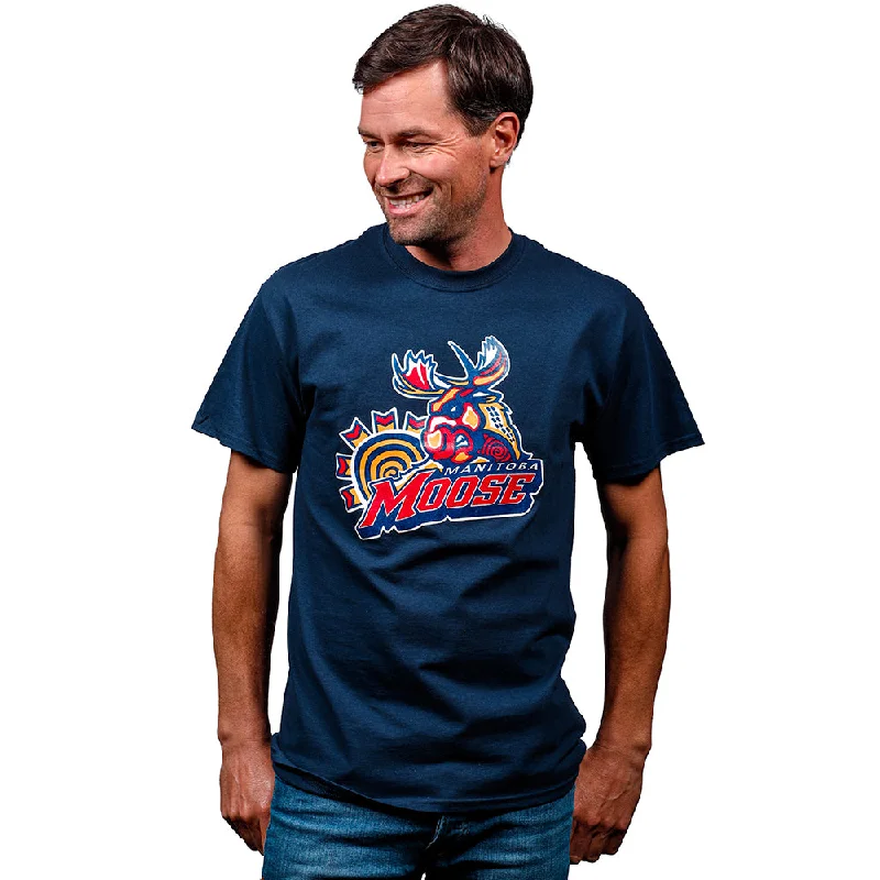 FYD MOOSE T-SHIRT - NAVY