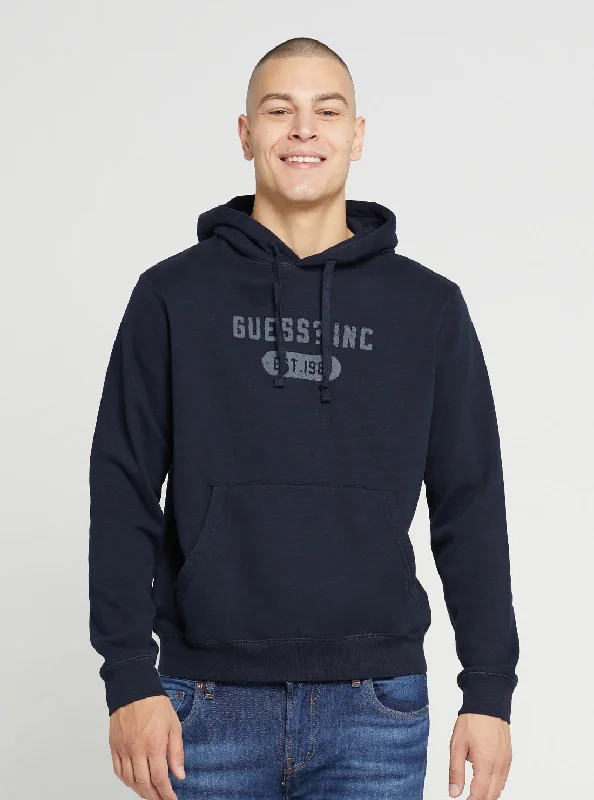 Blue Sou Logo Hoodie Jumper