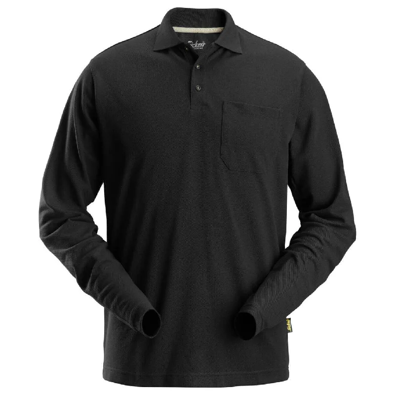 Snickers 2608 Long Sleeve Pique Polo Shirt