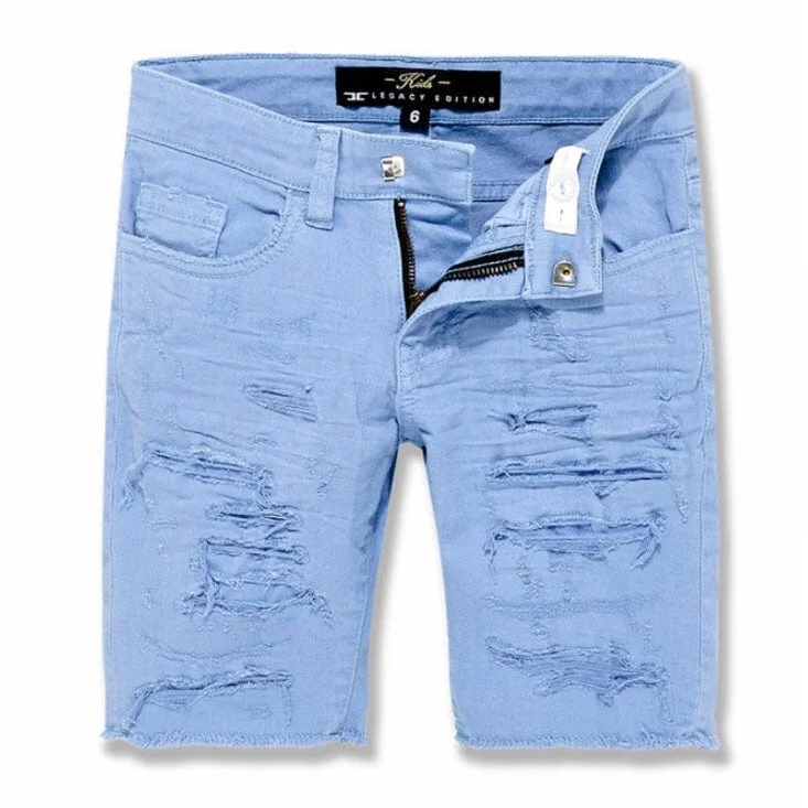 Boys Jordan Craig Tulsa Twill Shorts (Sky Blue) J3187SB