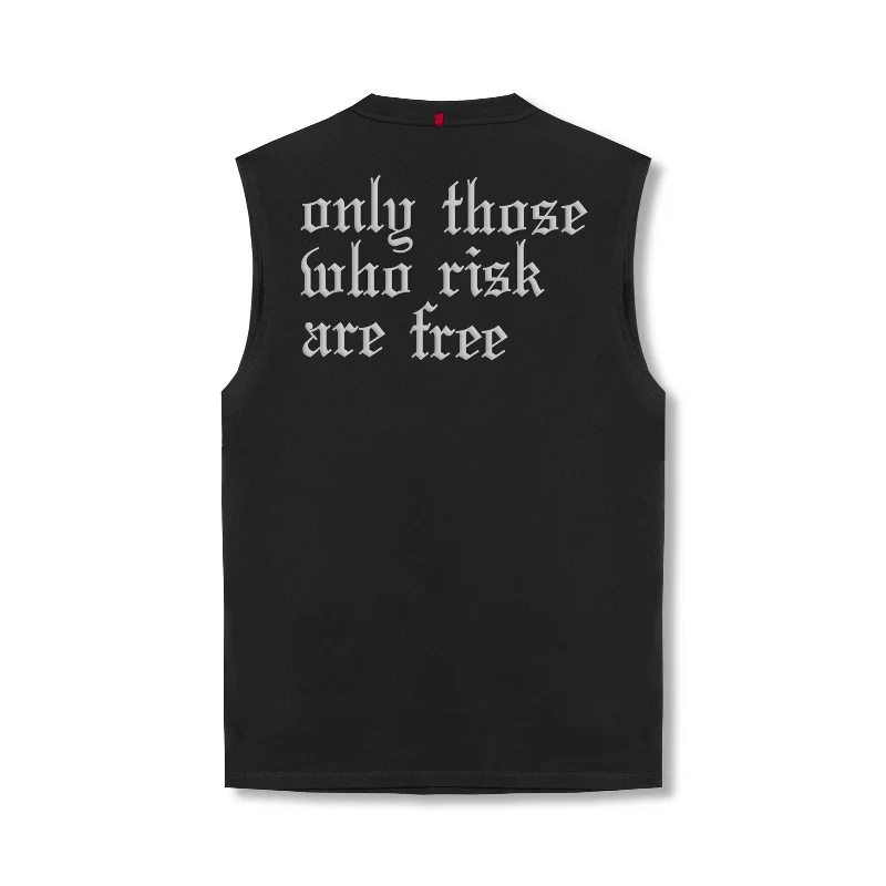 0807. Tech Essential™ Relaxed Cutoff   -   Black/White "OTWR"