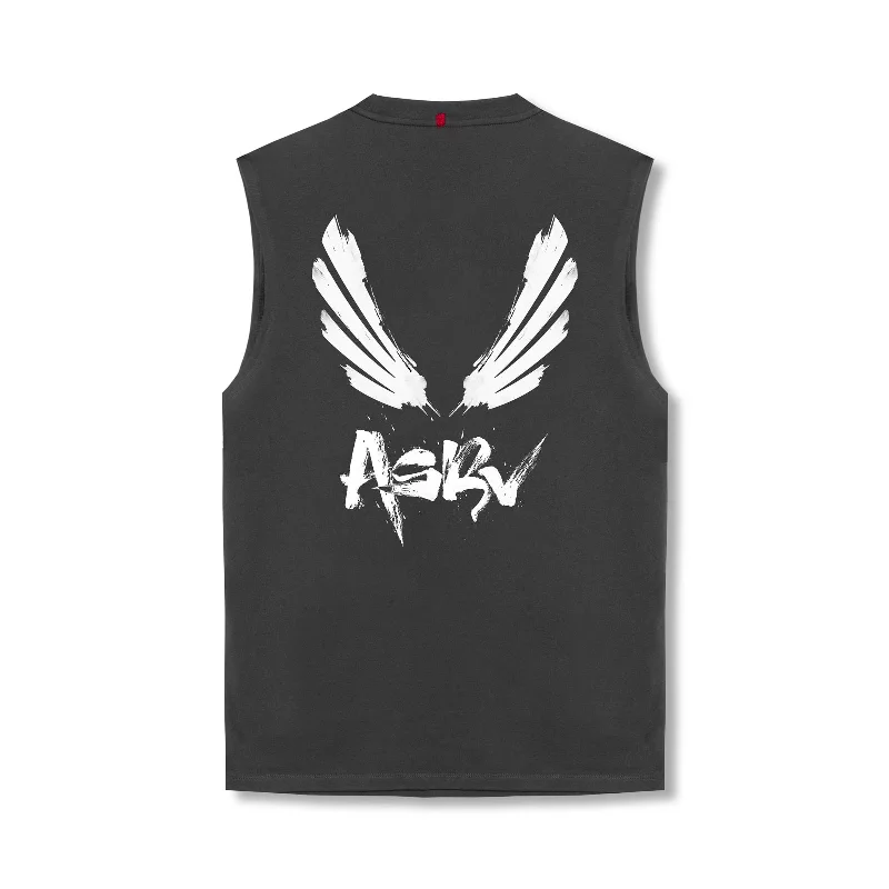 0807. Tech Essential™ Relaxed Cutoff   -   Space Grey "Brush Wings/ASRV"