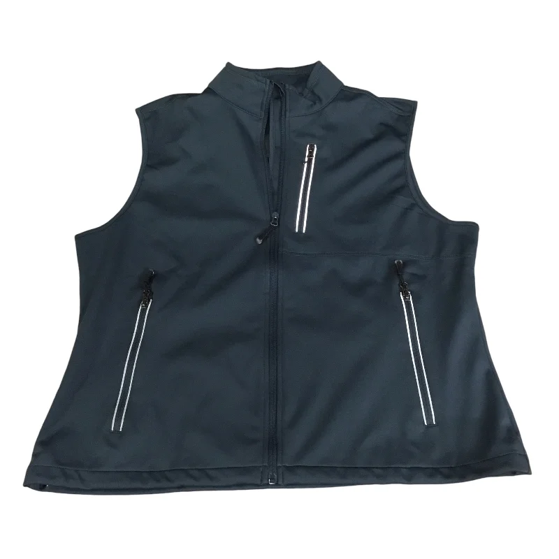 Vest Other By Clothes Mentor In Blue, Size: Xl