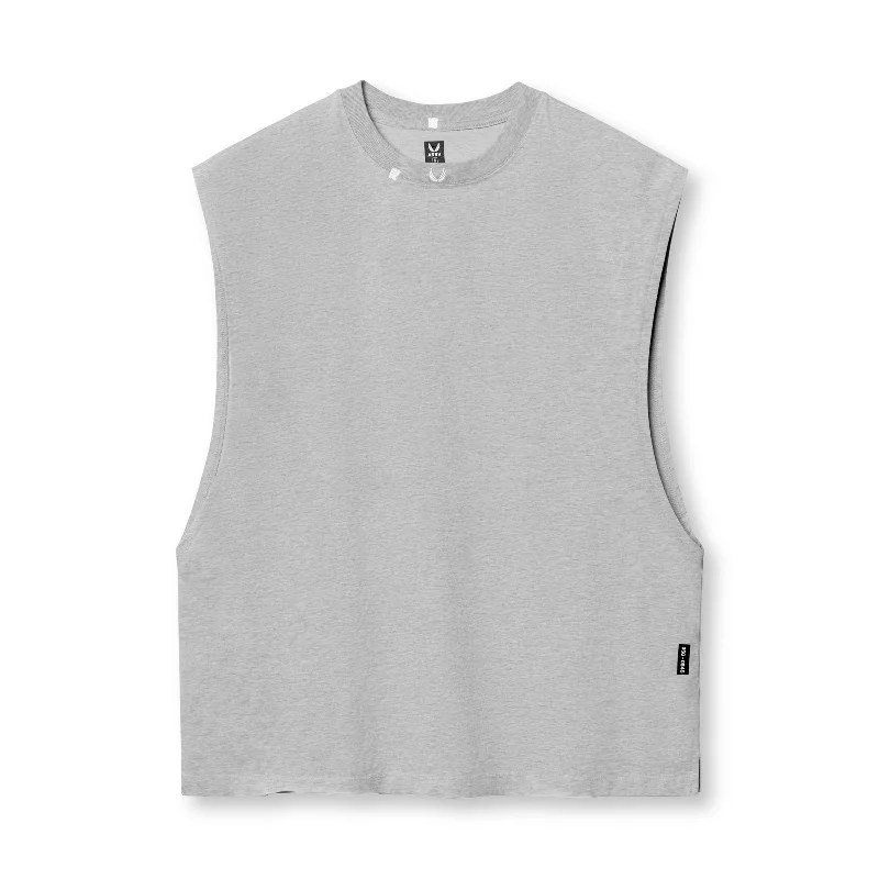 0845. Tech Essential™ Rocker Cutoff - Heather Grey