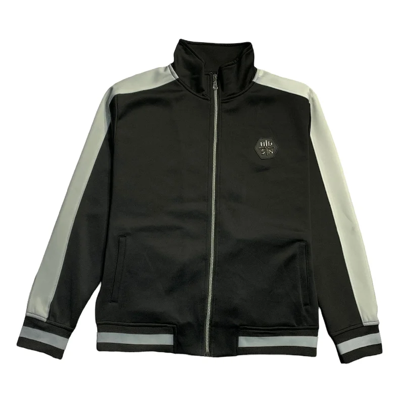 Hudson Track Jacket (Black/White) - H6052312BLK