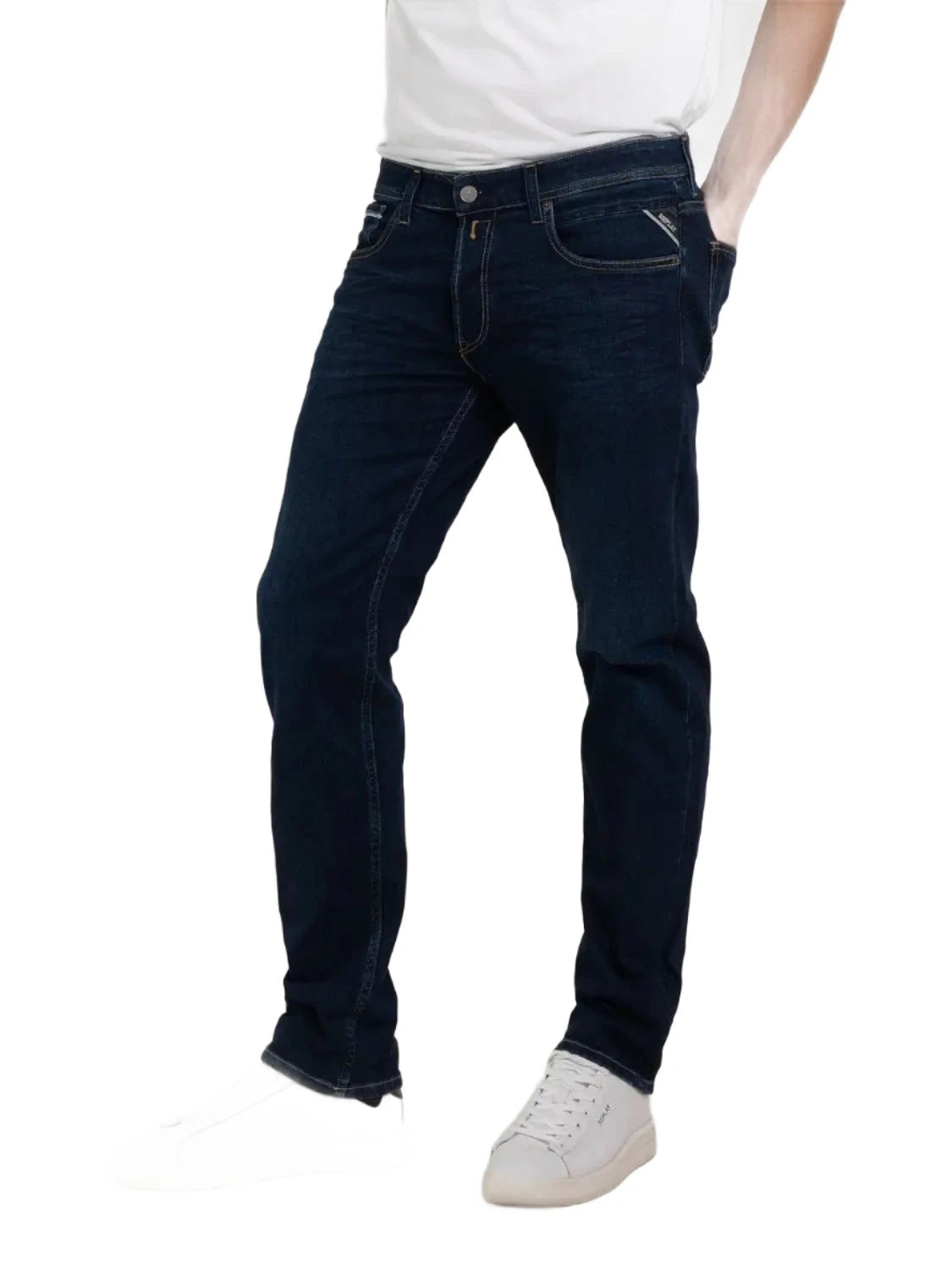 ID24215-Replay Grover Dark Wash Jean