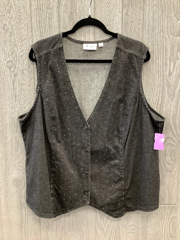 Vest Other By Clothes Mentor In Black, Size: 2x