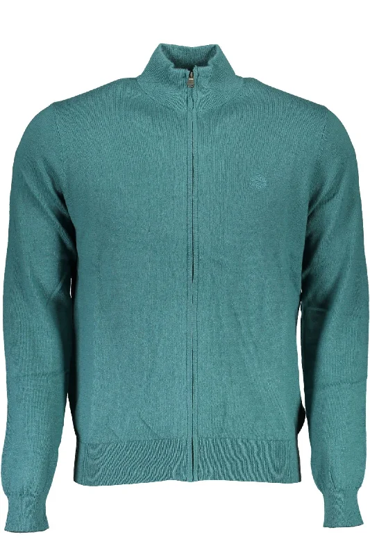 North Sails  Wool-Blend Zip Cardigan with Men's Embroidery