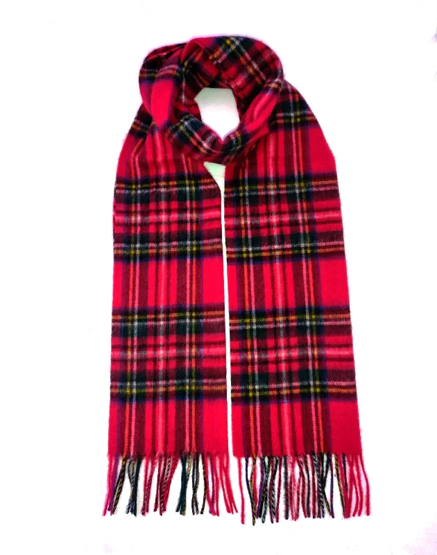 Royal Stewart Lambswool Check Scarf