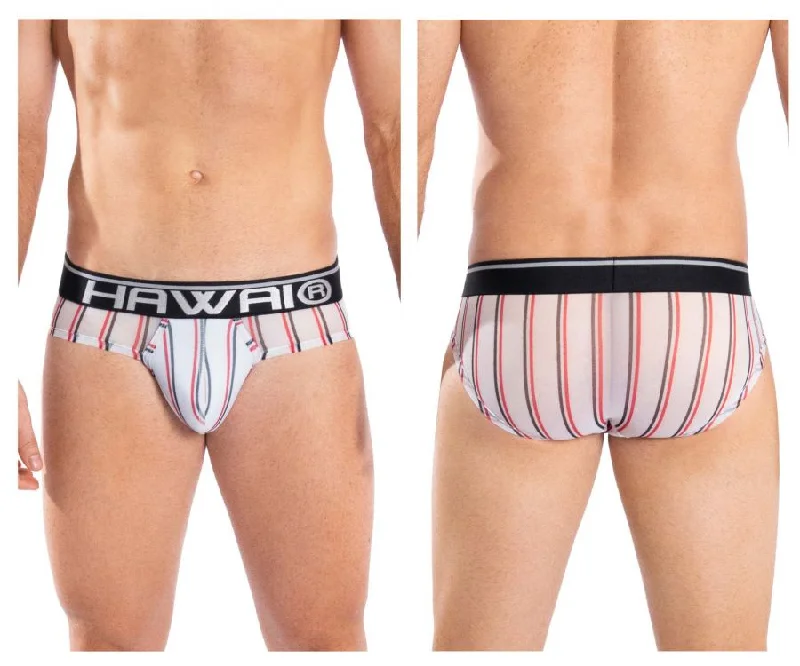 HAWAI 42050 Lines Hip Briefs Color White