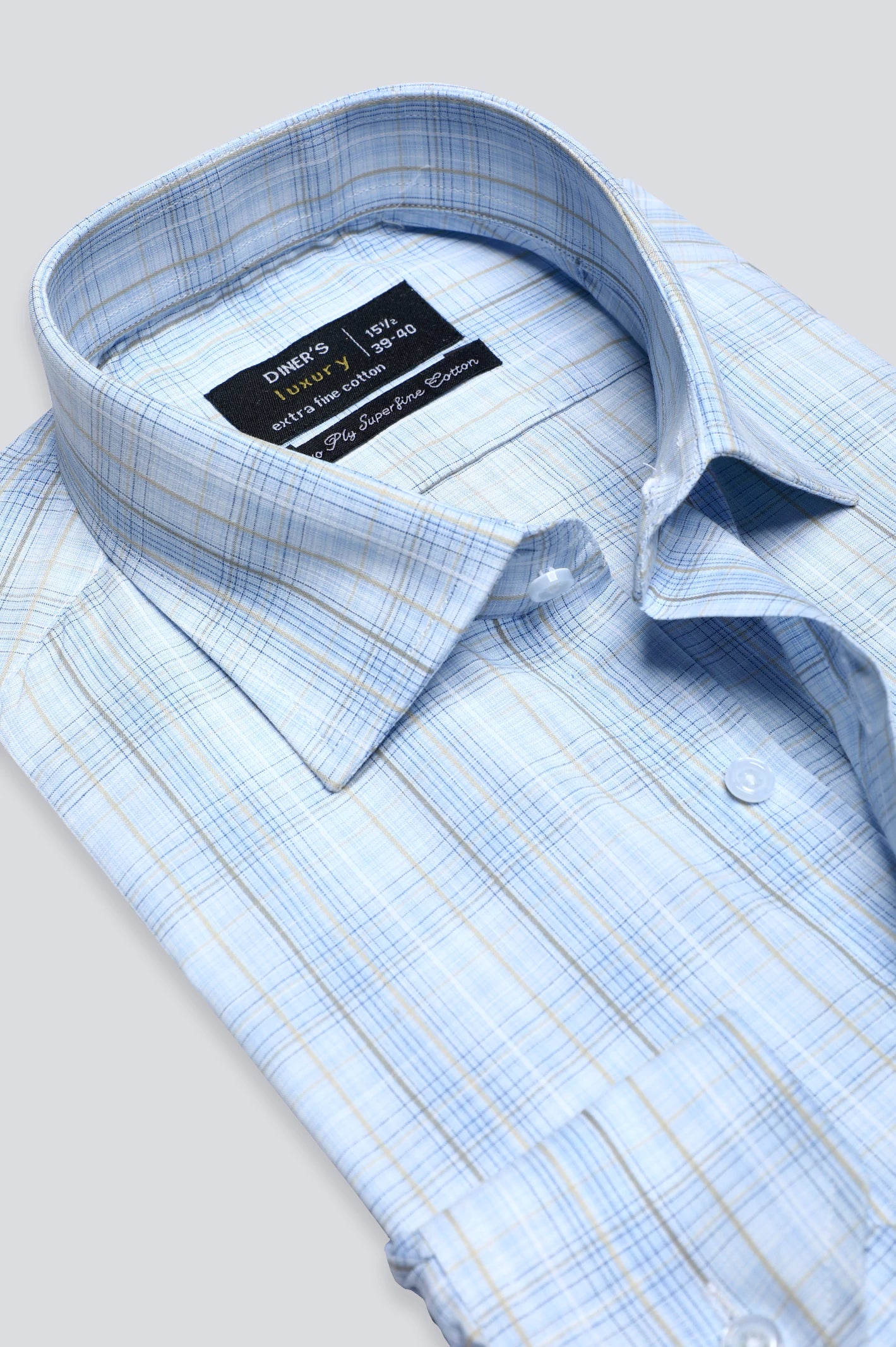 Multicolor Glen Plaid Check Formal Shirt