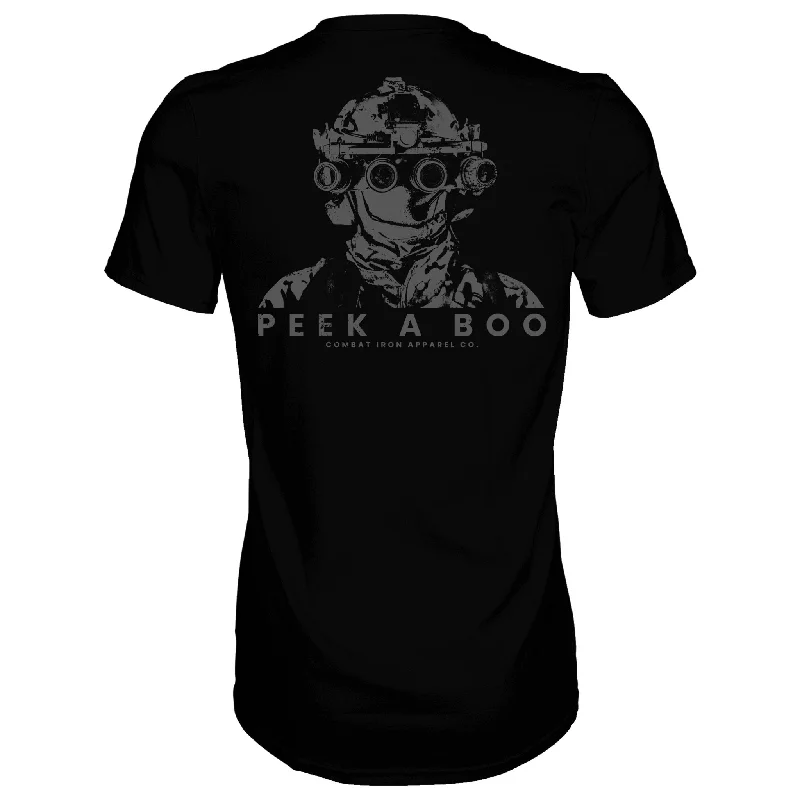 PEEK A BOO OPERATOR SKULL Men's T-Shirt