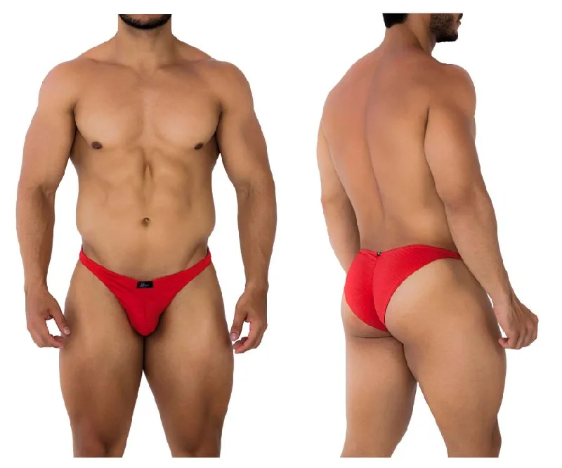 Xtremen 91192 Jacquard Bikini Color Red