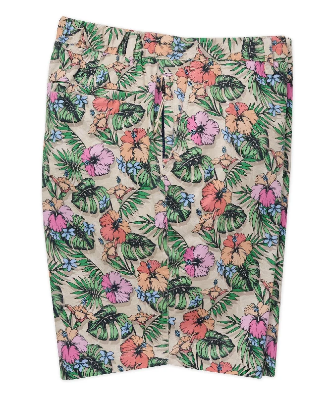 Westport Lifestyle Tropical Print Sherwood Comfort Fit Short