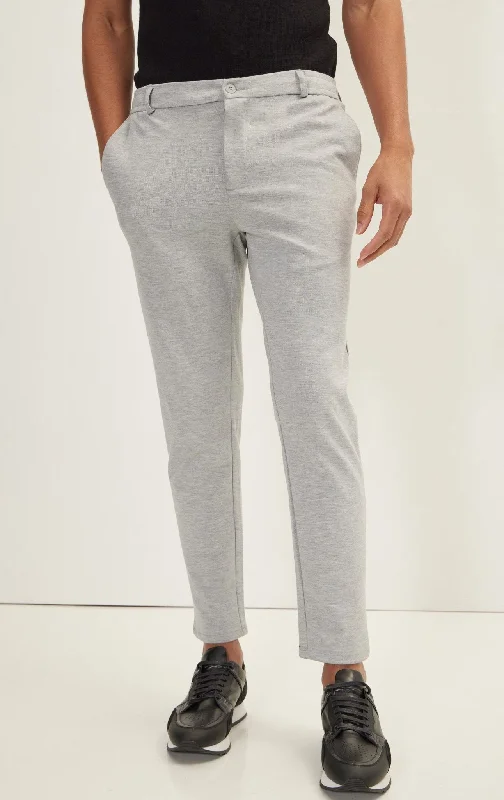 Weekend Knitted Fit Slacks - Grey