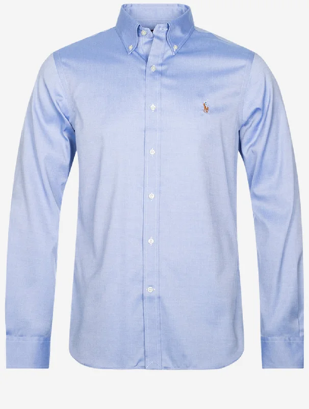 Slim Buttondown Dress Shirt Blue