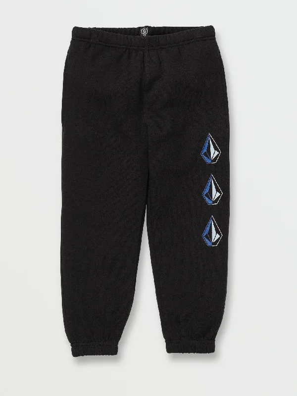 Little Boys Iconic Stone Fleece Pants - New Black