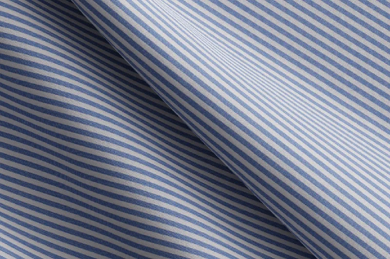 Made to Measure Blue and White Stripe Shirt