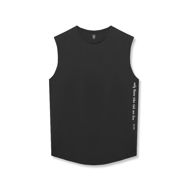 0757. AeroSilver® Cutoff Tank - Black "OTWR"