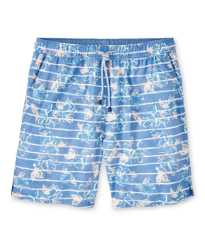 Peter Millar Surf's Up Print Swim Trunk