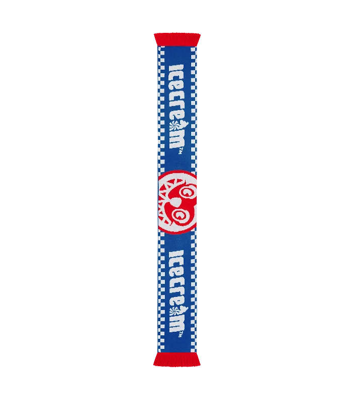 FOOTBALL SCARF - BLUE/PINK