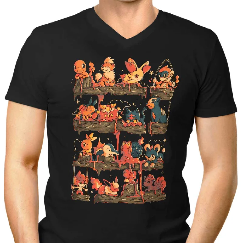 Fire Shelf - Men's V-Neck